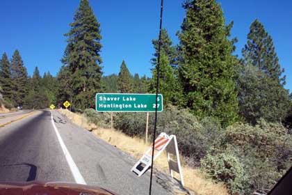 2306 Shaver Lake sign